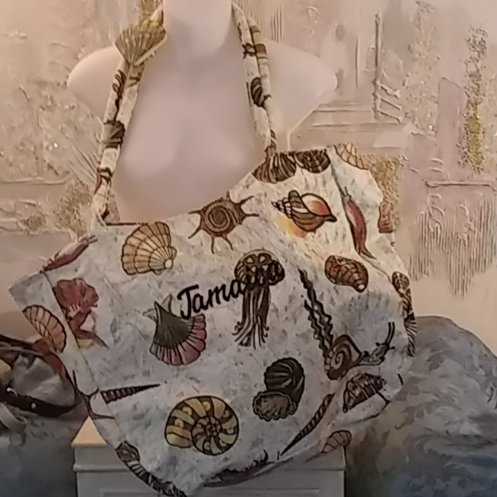 Beach bag, says Jamaica on it. Big.